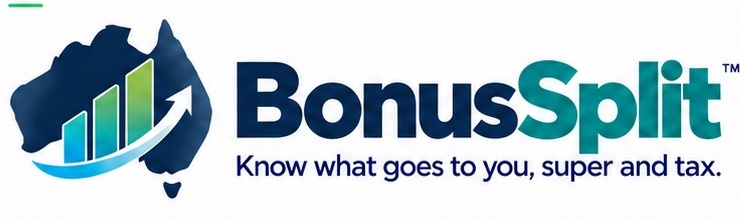 BonusSplit — Know what goes to you, super and tax.